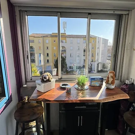 Confortable T2 Au Cap D'agde Avec Wifi Et Parking, Animaux Acceptes - Fr-1-749-103 Apartment Agde